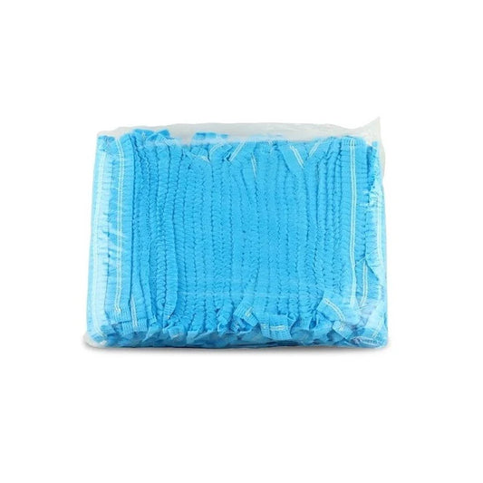 GORRO ORUGA AZUL PQT X 100 UNDS