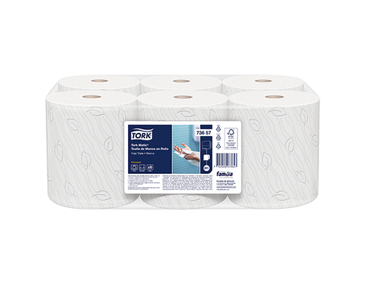 TOALLA HOJA CONTINUA BLANC X 120 M 73657