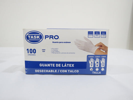 GUANTE DE LATEX CON TALCO PRECIS T- S