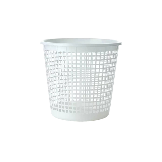 PAPELERA CALADA BLANCA ESTRA DE 9 LTS