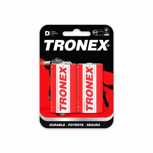 BATERIA MANGANESO TRONEX ROJA D X 2