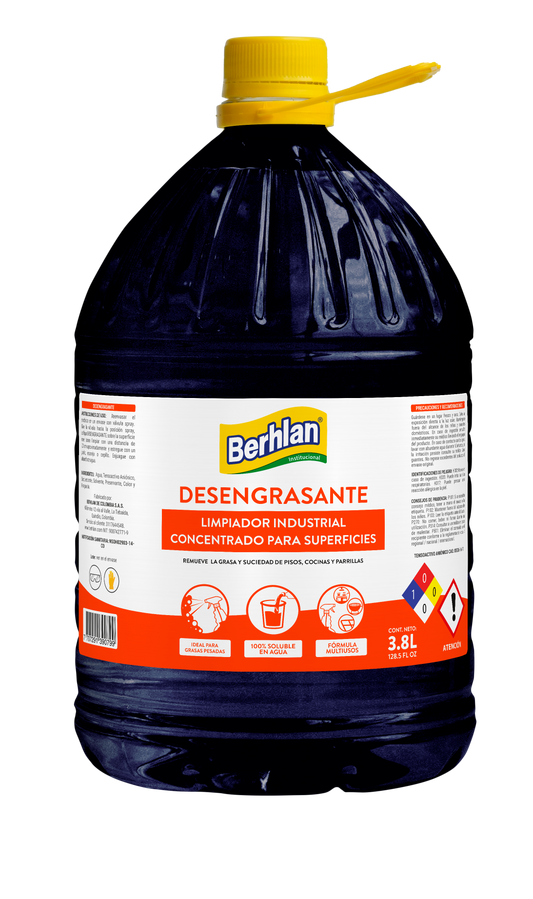DESENGRASANTE BERHLAN X 3800 ML
