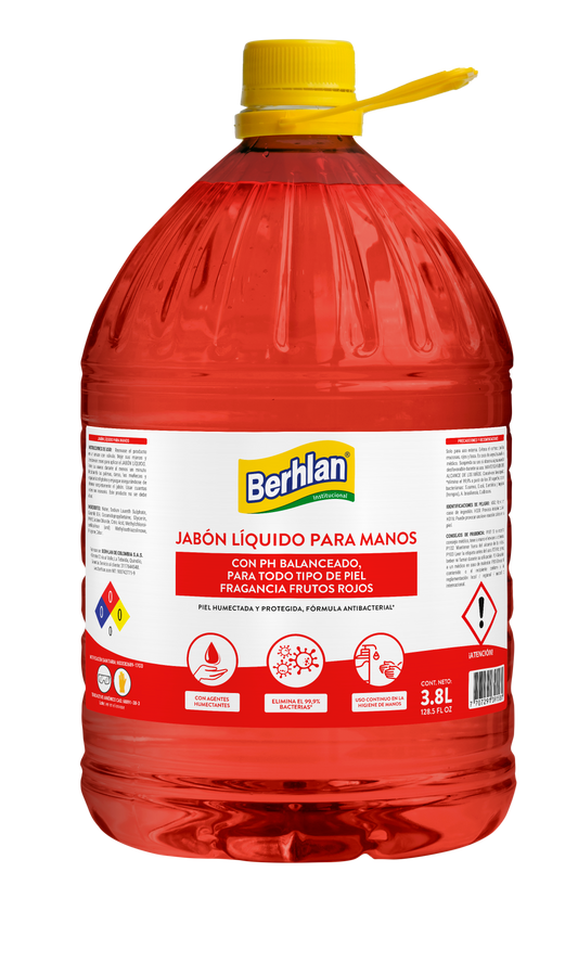 JABON MANOS F/ ROJOS X 3800 ML