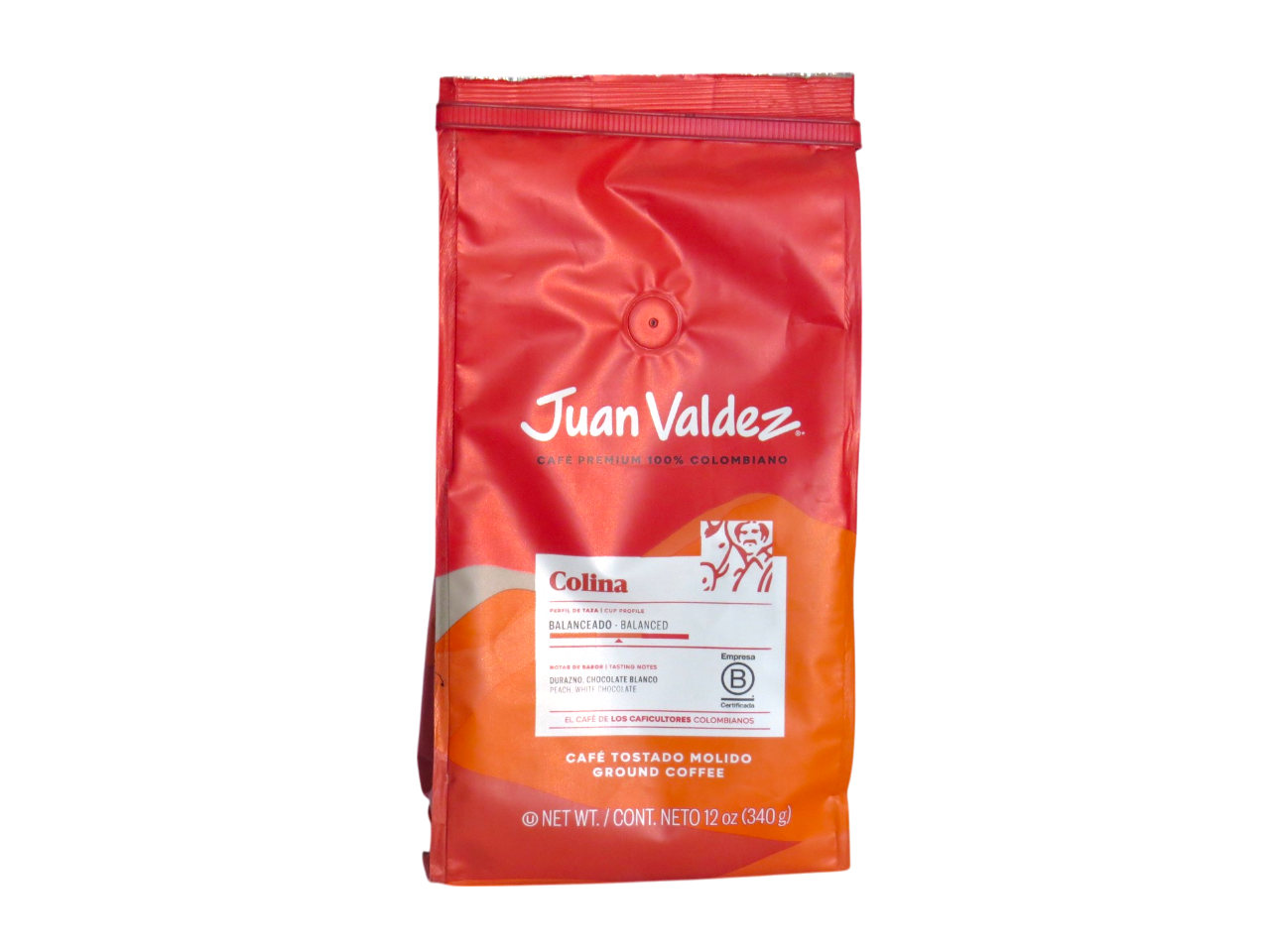 CAFE JUAN VALDEZ MOLIDO COLINA X 340 GR