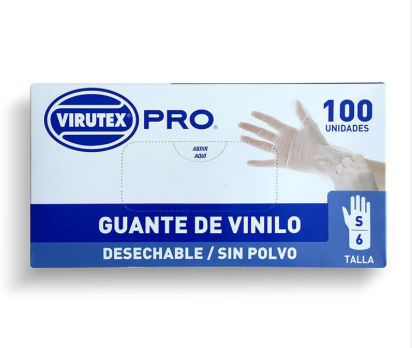 GUANTE DE VINILO TASK SIN TALCO T S