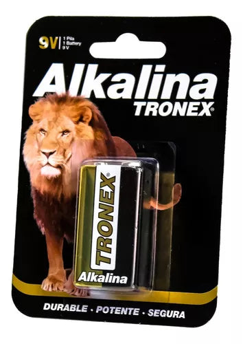 BATERIA ALCALINA TRONEX 9 VOLT X 1 UND