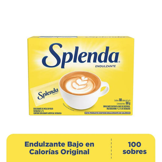 ENDULZANTE SPLENDA X 100 SOBRES