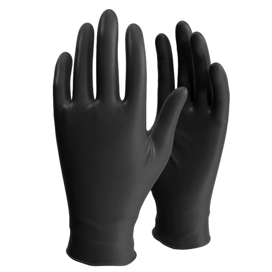 GUANTE DE NITRILO NEGRO HONGRAY T- M