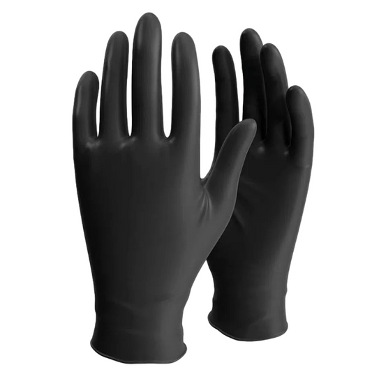 GUANTE DE NITRILO NEGRO HONGRAY T- M