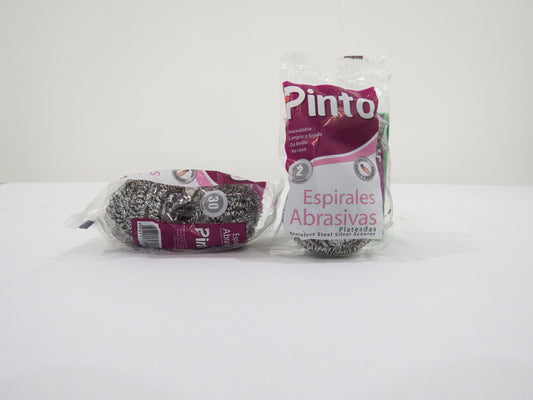 ESPIRAL ABRASIVO PLATEADA X 2 UNDS