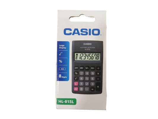 CALCULADORA CASIO PEQUEÑA HL 815