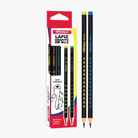 LAPIZ OFFI-ESCO NEGRO CAJA X 12 UNDS