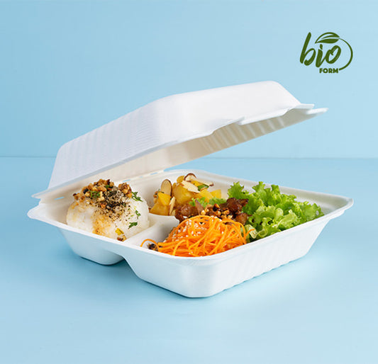 PORTACOMIDA P3 BIODEGRADABLE X 50 UNDS