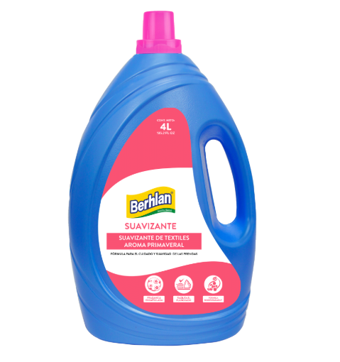 SUAVIZANTE DE ROPA BERHLAN X 4000 ML