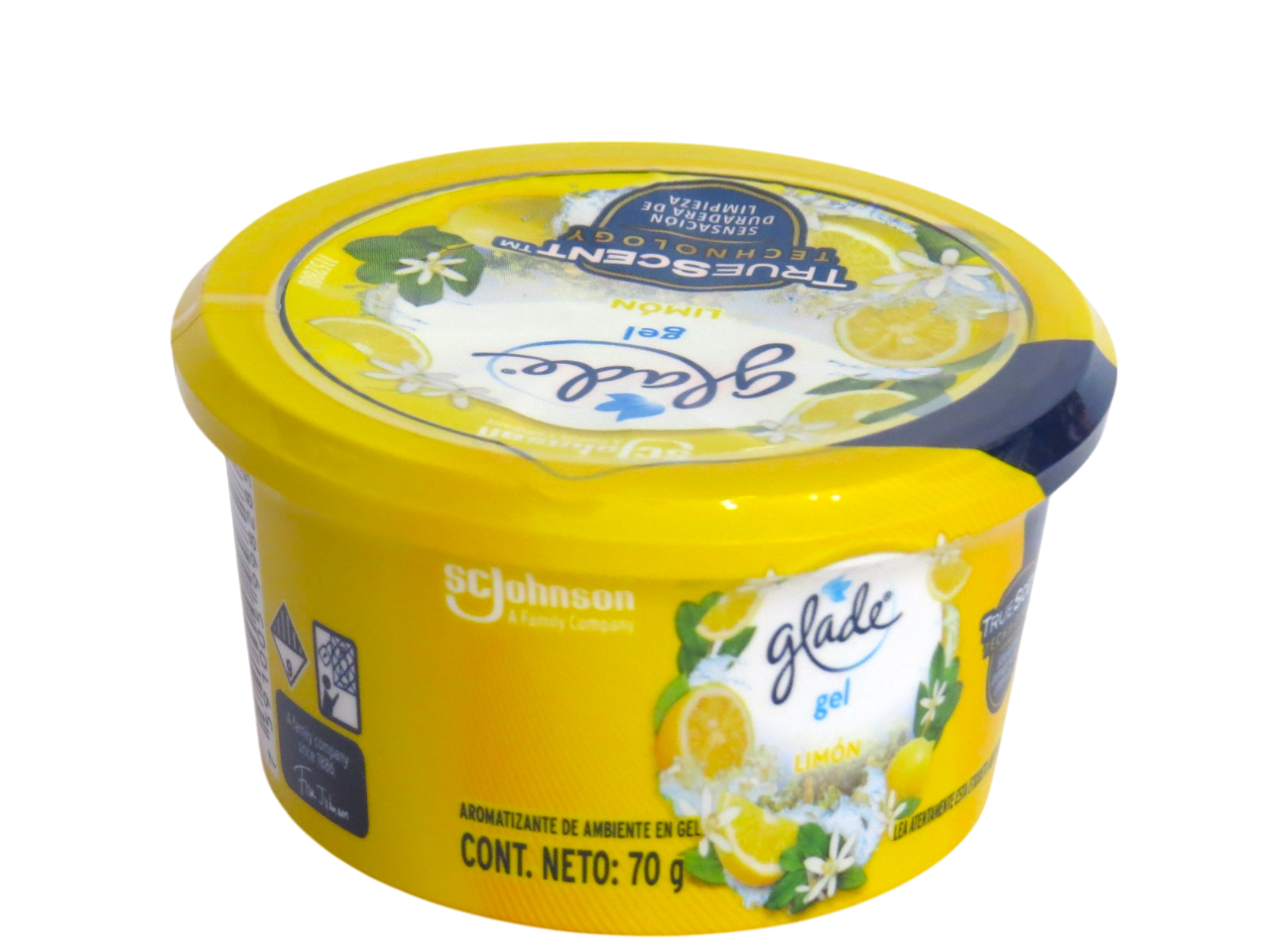 AMBIENTADOR GLADE GEL LEMON ALL JOY
