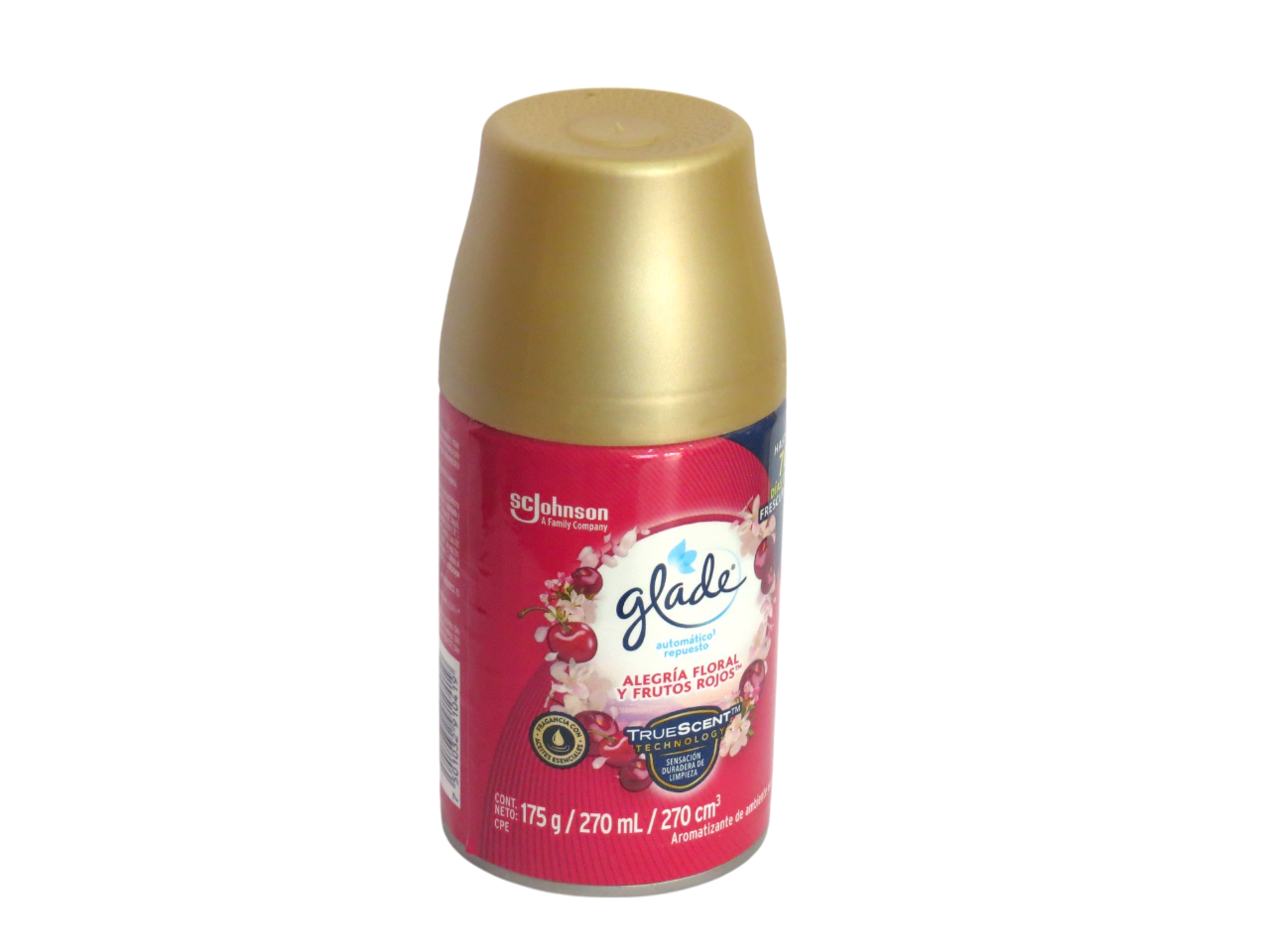 AMBIENTADOR GLADE RPTO AUTO FRUTOS ROJOS
