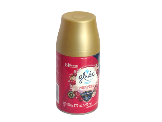 AMBIENTADOR GLADE RPTO AUTO FRUTOS ROJOS