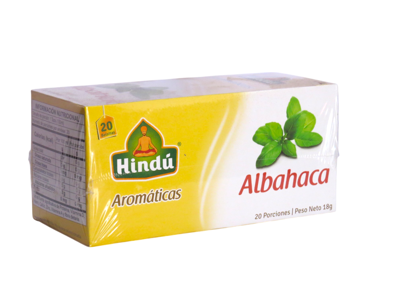 AROMATICA HINDU ALBAHACA X 20 SOBRES