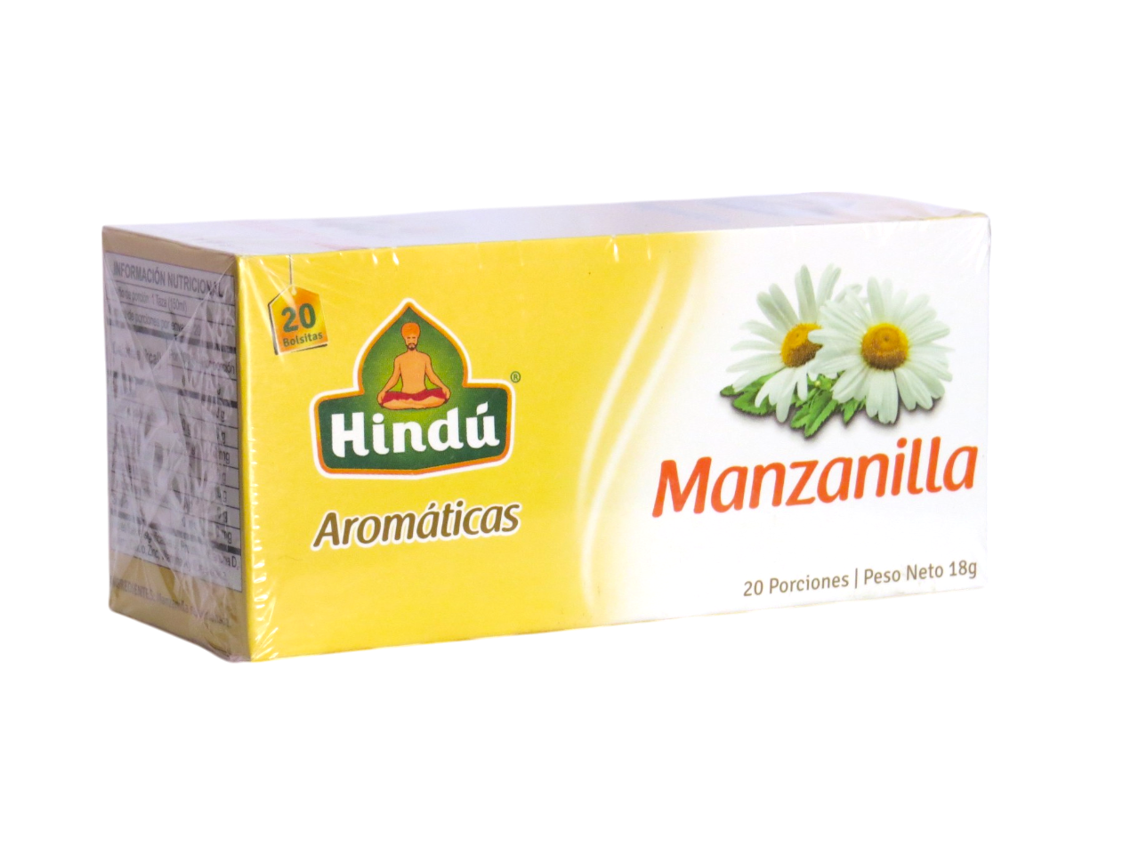 AROMATICA HINDU MANZANILLA X 20 SOBRES