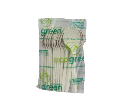 CUCHARA SOPA X 25 UNDS ECOGREEN