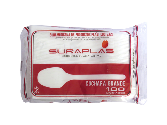 CUCHARA SURA GRANDE X100 UNDS