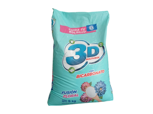DETERGENTE 3D MULTIUSOS F.FLORAL X 5 KG