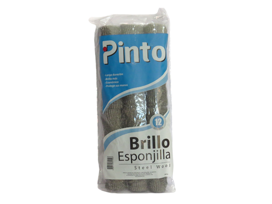 ESPONJILLA DE BRILLO PQTE X 12 UNDS