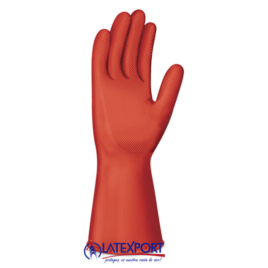 GUANTE INDUSTRIAL CL 25 ROJO T8 LATEXP.