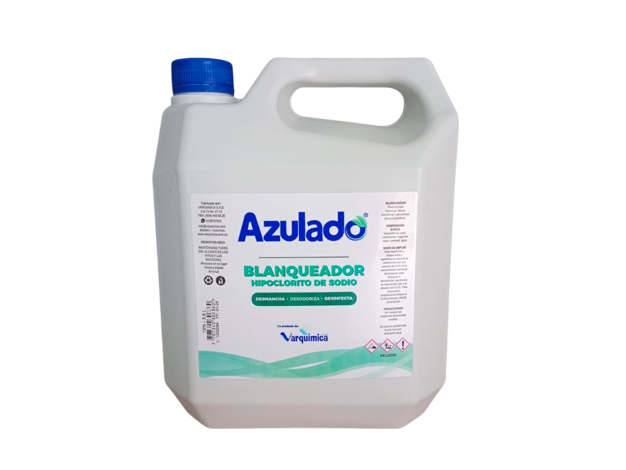 HIPOCLORITO VARQUIMICA 13% X 3800