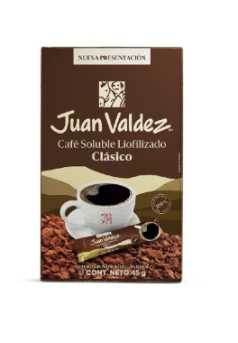CAFE JUAN VALDEZ LIOFILIZADO X 30 SOBRES