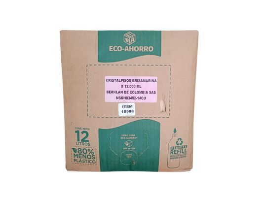 LIMPIAPISO BRISAMARINA ECOAHORRO X 12 LT