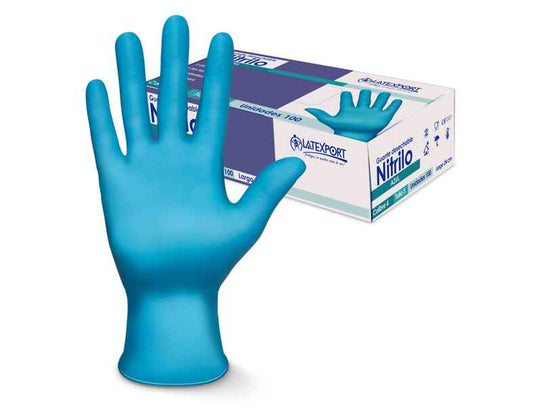 GUANTE NITRILO AZUL C4 T M