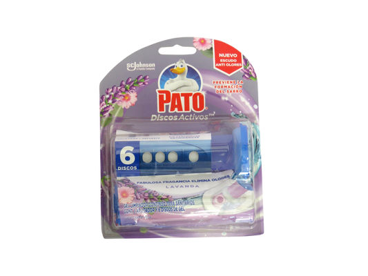 PATO DISCOS ACTIVO CON DISPENS LAVANDA