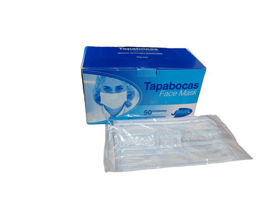 CUBRE BOCA EMPAQUE INDIVIDUAL X 50 UNDS