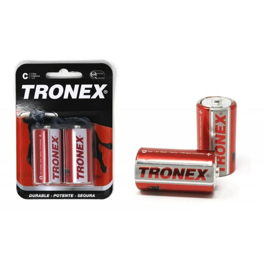 BATERIA TRONEX ROJA TIPO C X 2