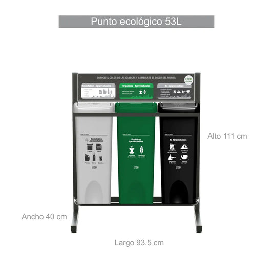 PUNTO ECOLOGICO ESTRA DE 53 LTS