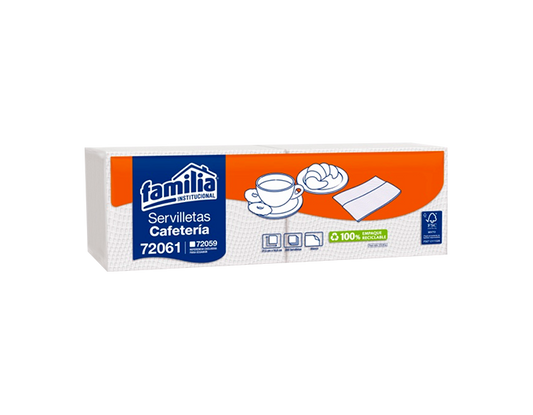 SERVILLETA CAFETERIA BLANCA X200 - 20063