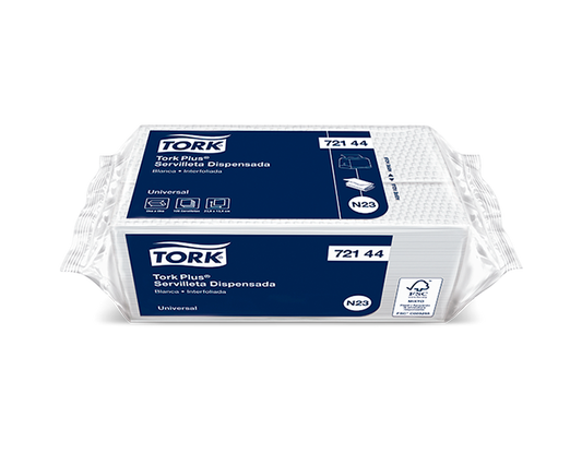 SERVILLETA PLUS BLANCA X100 CAJA X 45