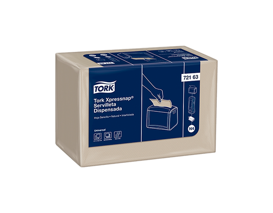 SERVILLETA TORK XPRESSNAP NATURAL 12X500