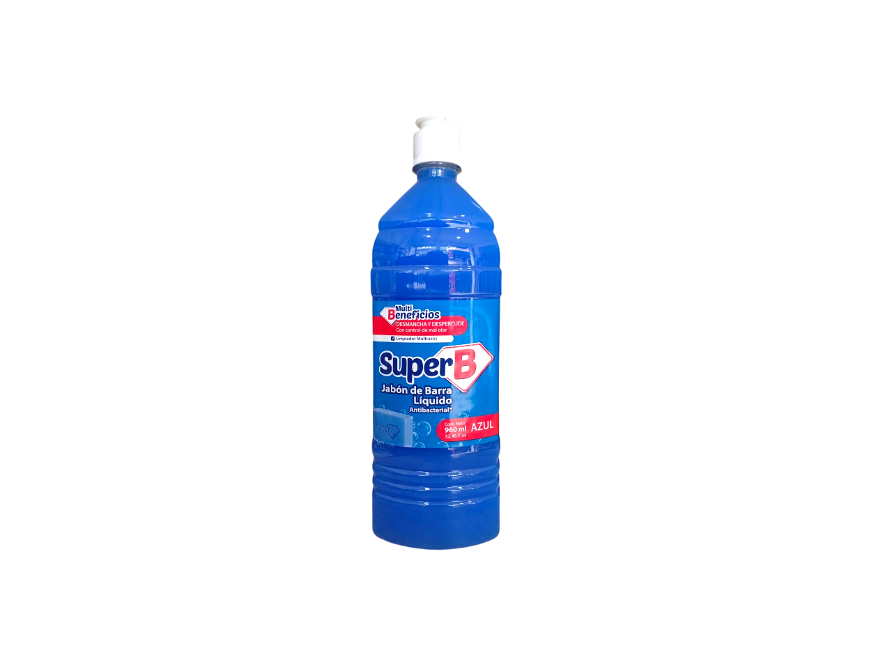 SUPER B/ JABON BARRA LIQUIDO X 960 ML