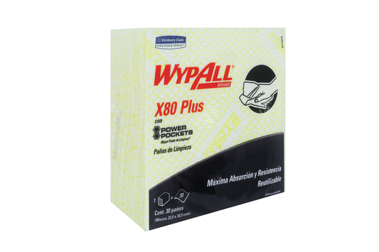 LIMPION WYPALL X80 AMARILLO PQTE X 30 UN