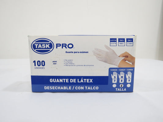 GUANTE DE LATEX CON TALCO PRECIS T-M