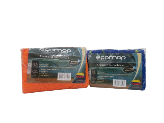ESPONJA LAVALOZA MICROFIBRA ECOMOP