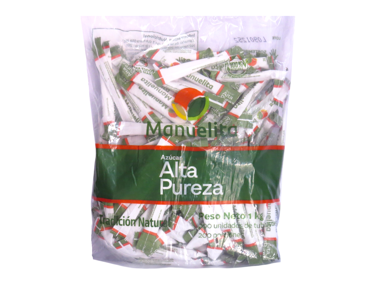 AZUCAR BLANCA TUBIPACK X 200 SOBRES