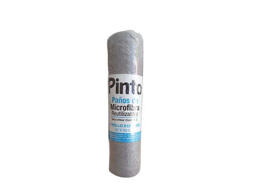ROLLO PAÑO MICROFIB GRIS X 12 UND FULLER