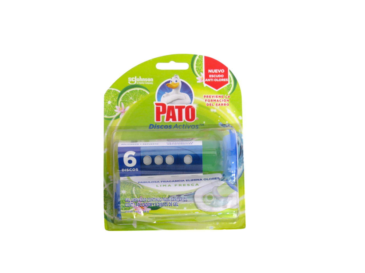 PATO DISCOS ACTIVOS CON DISPENS CITRICA